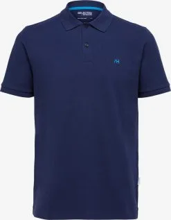 Selected Homme Polos Shirt Dante Heren Navy / Aqua
