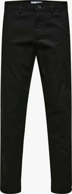 Selected Homme Chinos Regular Chino Heren Zwart