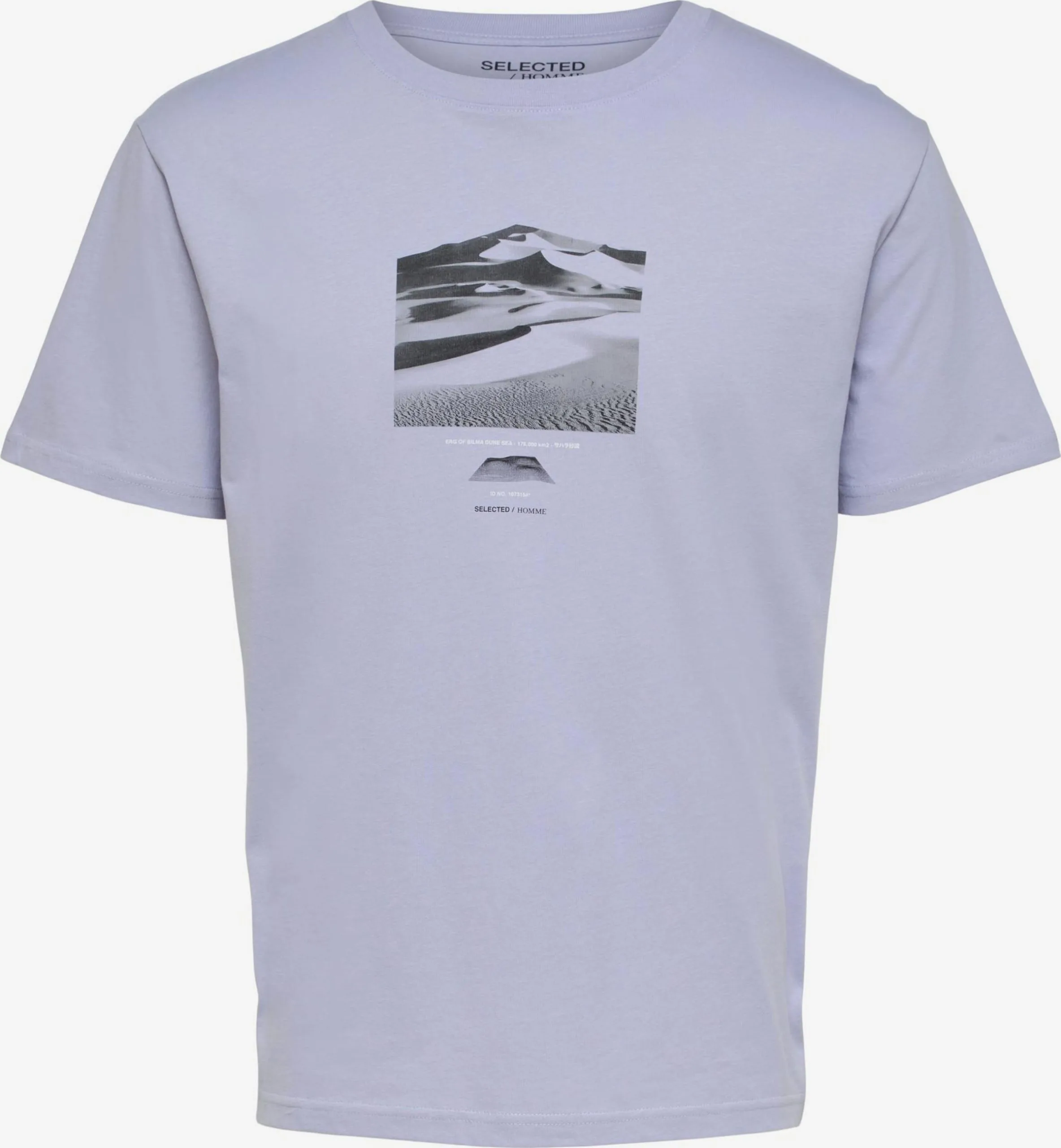 Selected Homme T-shirts Shirt Heren Pastellila 3 Selected Homme T-shirts Shirt Heren Pastellila