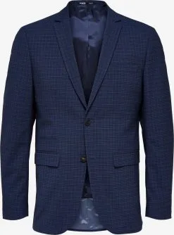 Selected Homme Blazers Regular Fit Colbert Logan Heren Saffier / Duifblauw