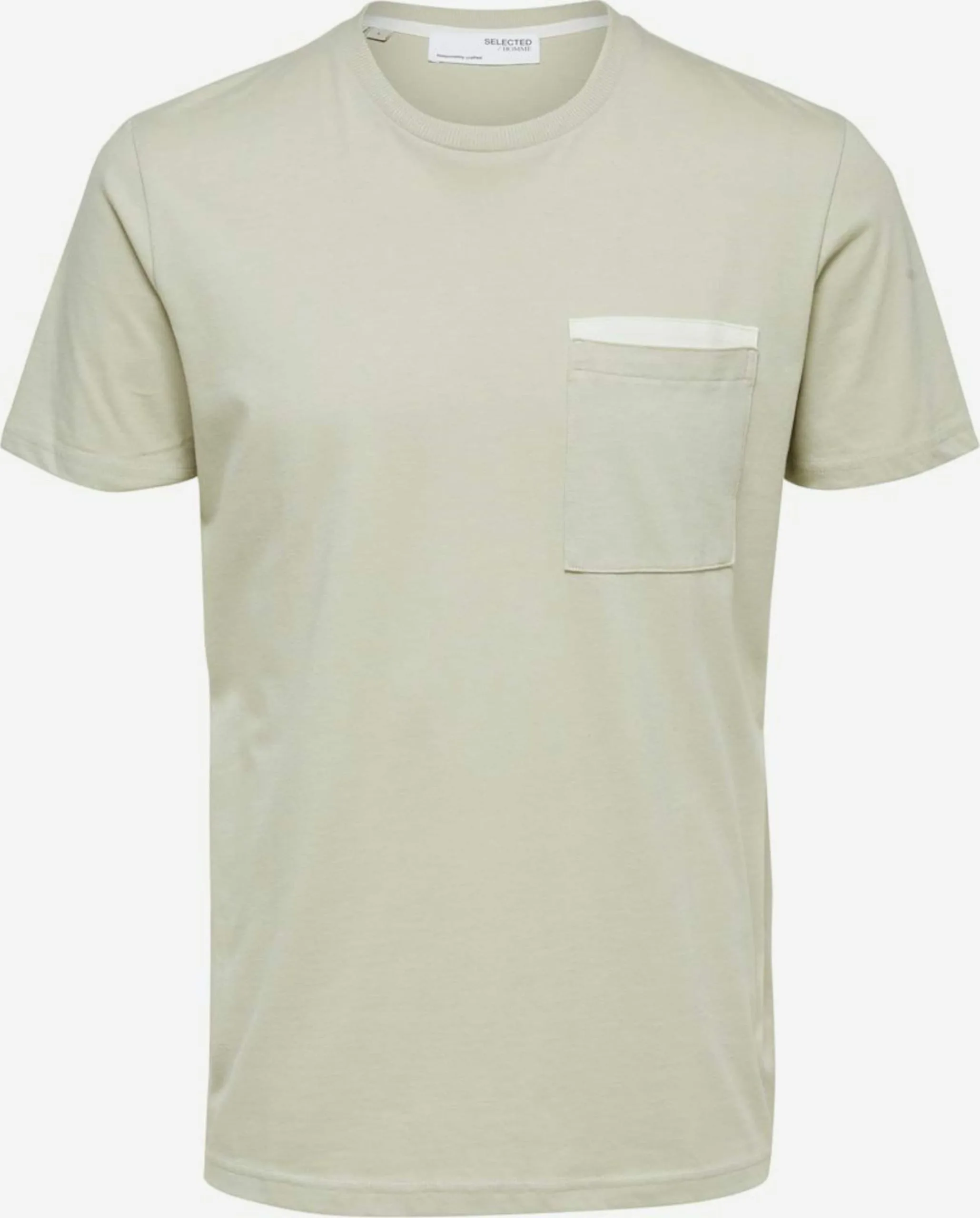 Selected Homme T-shirts Shirt Heren Lichtgroen 3 Selected Homme T-shirts Shirt Heren Lichtgroen