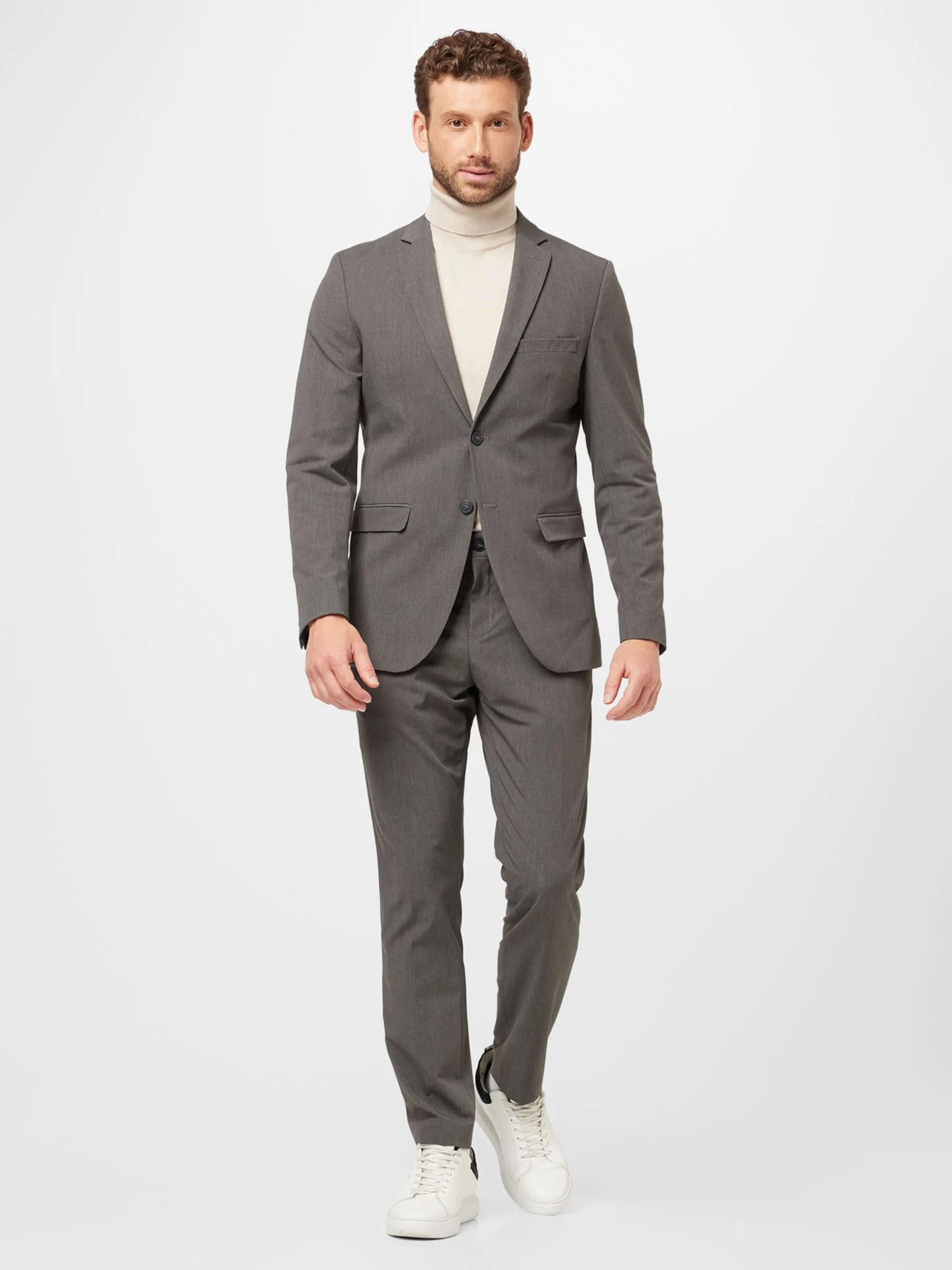 Selected Homme Pakken & Kostuums Slimfit Pak LIAM Heren Grijs 5 Selected Homme Pakken & Kostuums Slimfit Pak LIAM Heren Grijs - Afbeelding 3