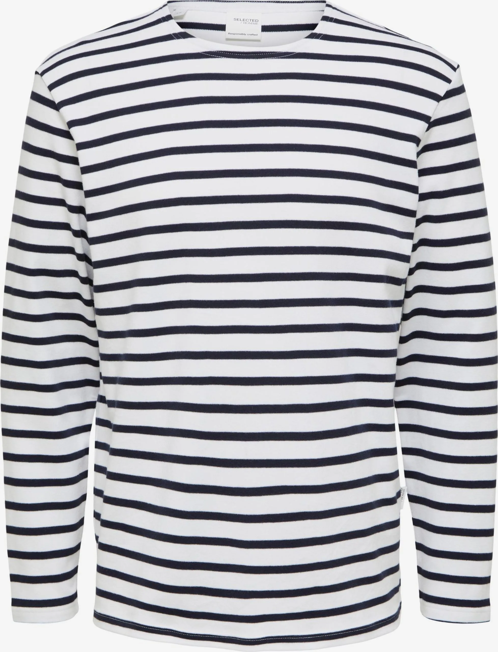 Selected Homme Longsleeves Shirt Briac Heren Navy / Wit 3 Selected Homme Longsleeves Shirt Briac Heren Navy / Wit