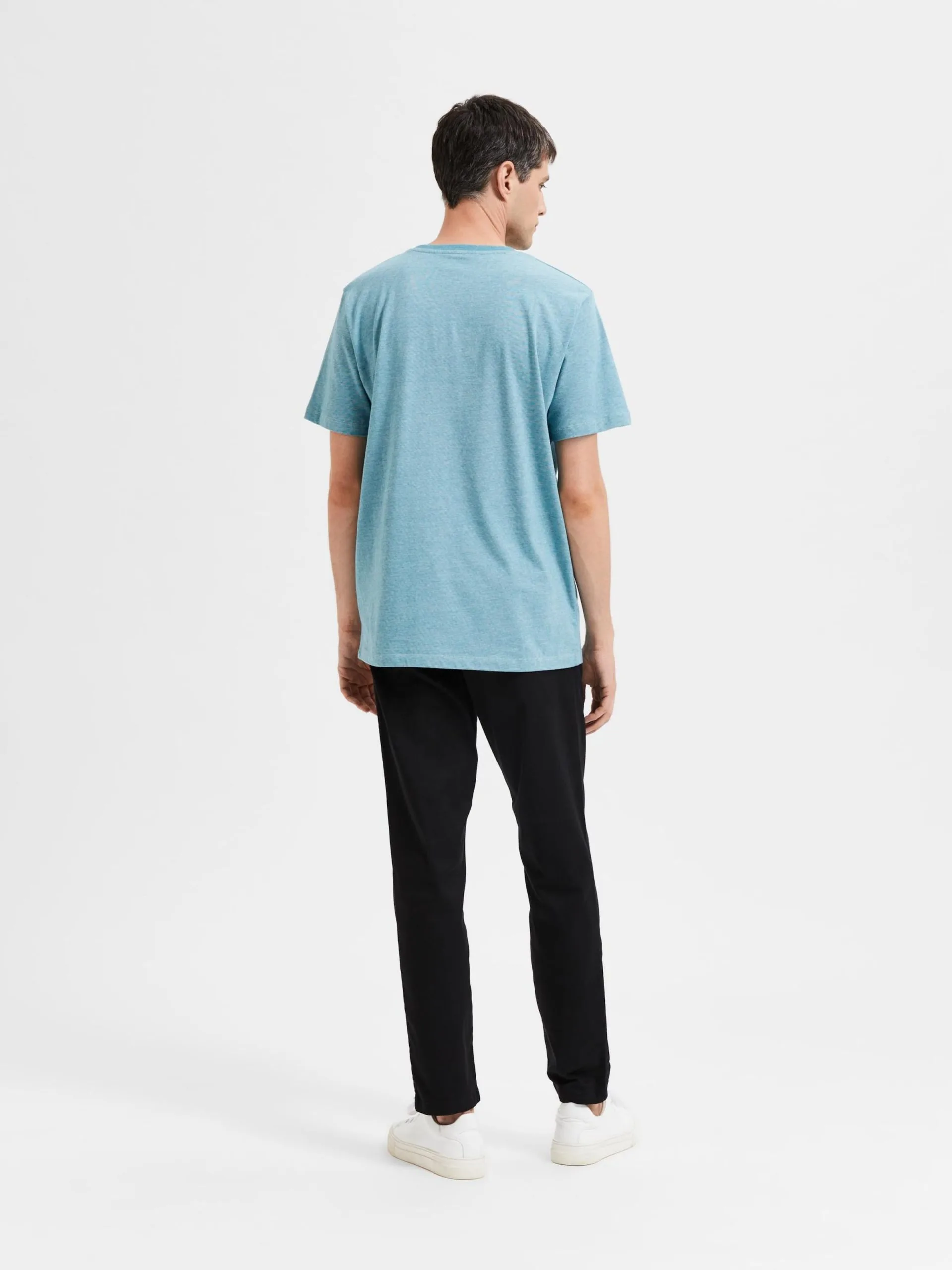 Selected Homme T-shirts Shirt Aspen Heren Mintgroen 5 Selected Homme T-shirts Shirt Aspen Heren Mintgroen - Afbeelding 3