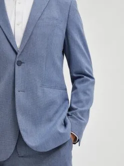 Selected Homme Colberts Slim Fit Business-colbert Josh Heren Duifblauw -Selected Homme Groot Warenhuis 0dc610fc414f326269667c51f405d138