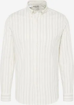 Selected Homme Casual Overhemden Regular Fit Overhemd RICK Heren Grijs / Wit