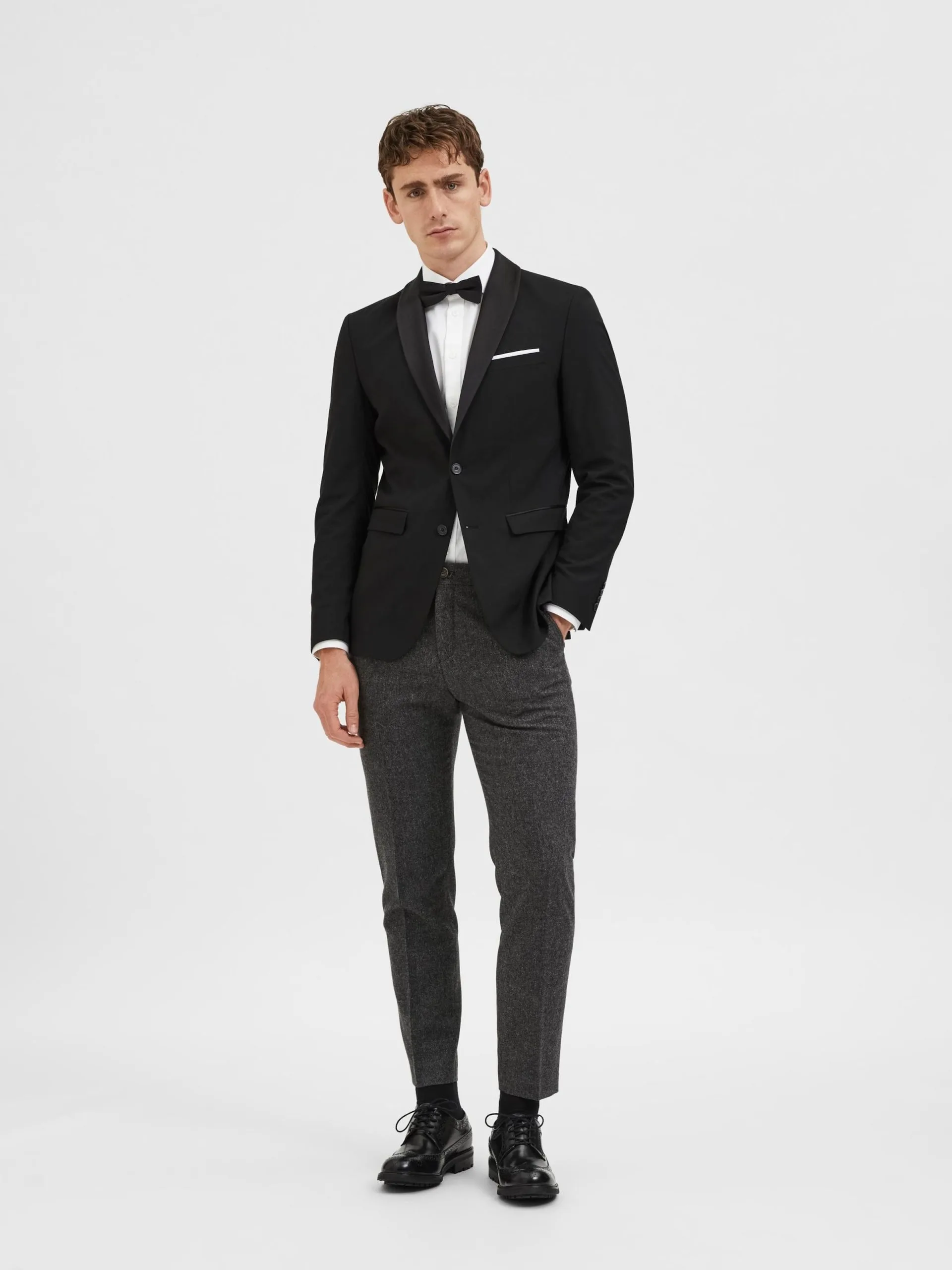 Selected Homme Colberts Slim Fit Business-colbert Mylo Logan Heren Zwart 5 Selected Homme Colberts Slim Fit Business-colbert Mylo Logan Heren Zwart - Afbeelding 3