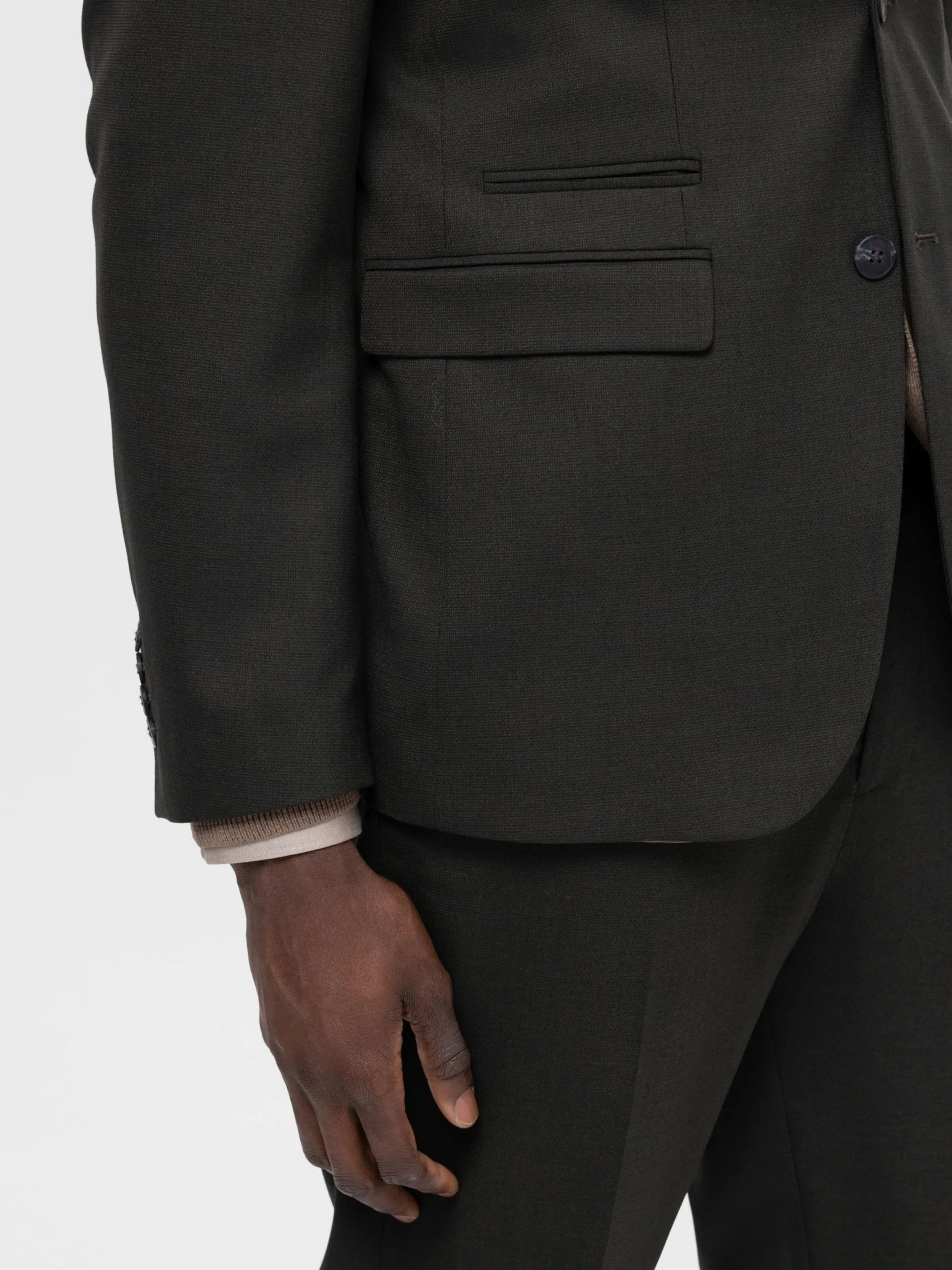 Selected Homme Blazers Slim Fit Colbert Heren Groen 8 Selected Homme Blazers Slim Fit Colbert Heren Groen - Afbeelding 6