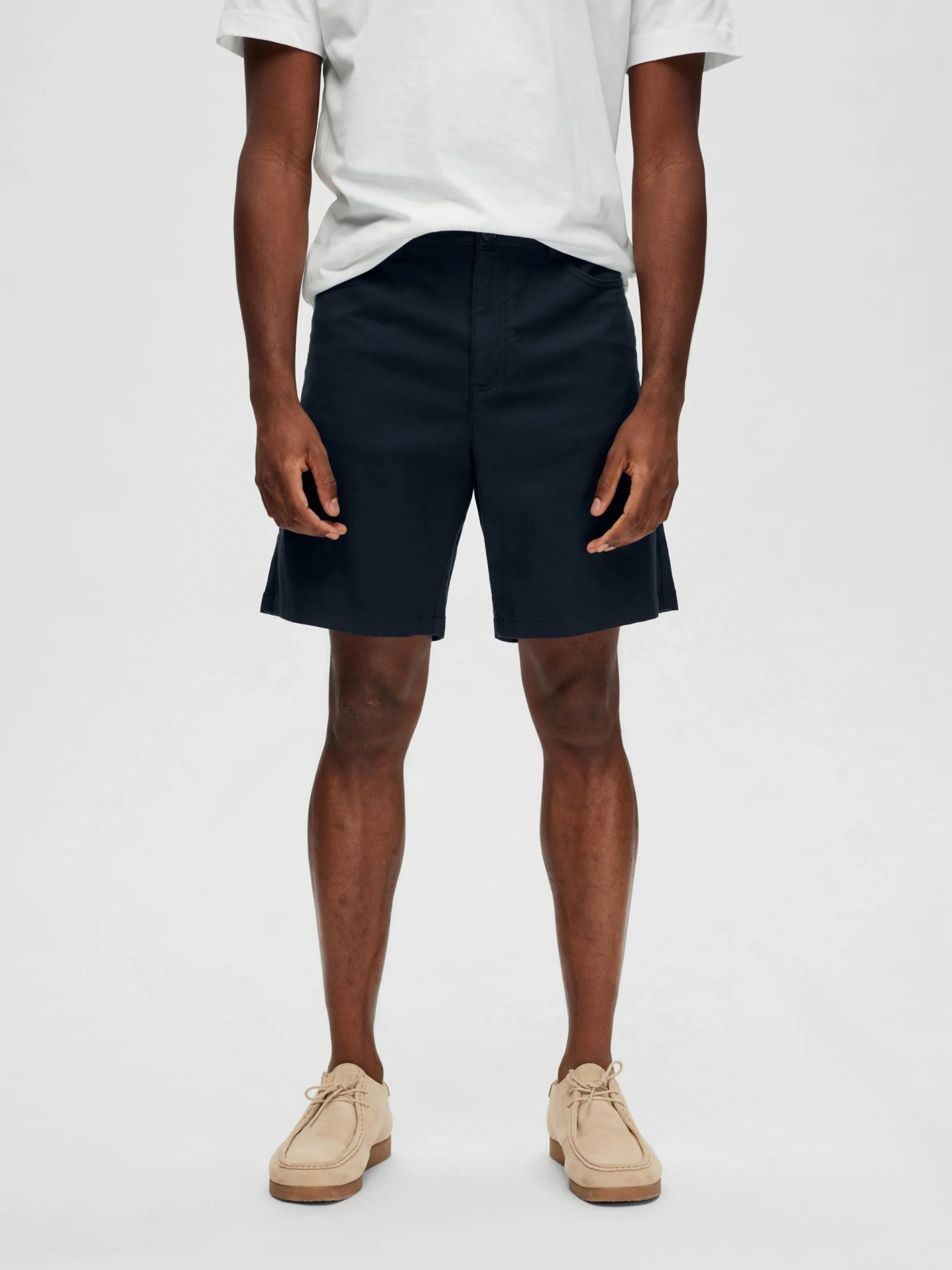 Selected Homme Chino Shorts Regular Chino CARLTON Heren Zwart 4 Selected Homme Chino Shorts Regular Chino CARLTON Heren Zwart - Afbeelding 2