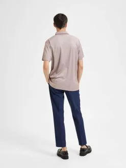 Selected Homme Polos Shirt Heren Beige Gemêleerd -Selected Homme Groot Warenhuis 16a027d2b26c8e8326995ac887027462