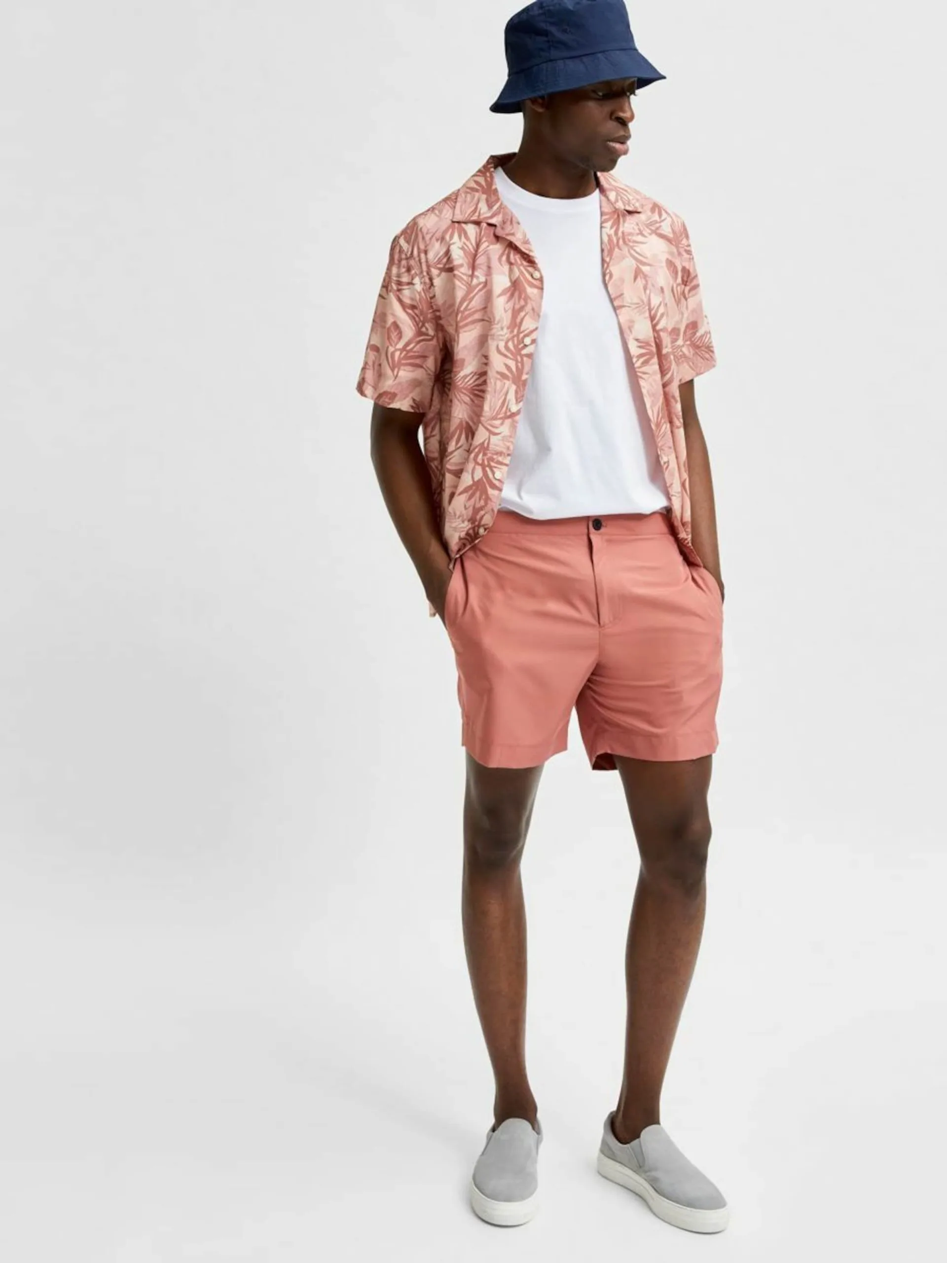 Selected Homme Shorts Regular Broek Heren Pastelroze 6 Selected Homme Shorts Regular Broek Heren Pastelroze - Afbeelding 4