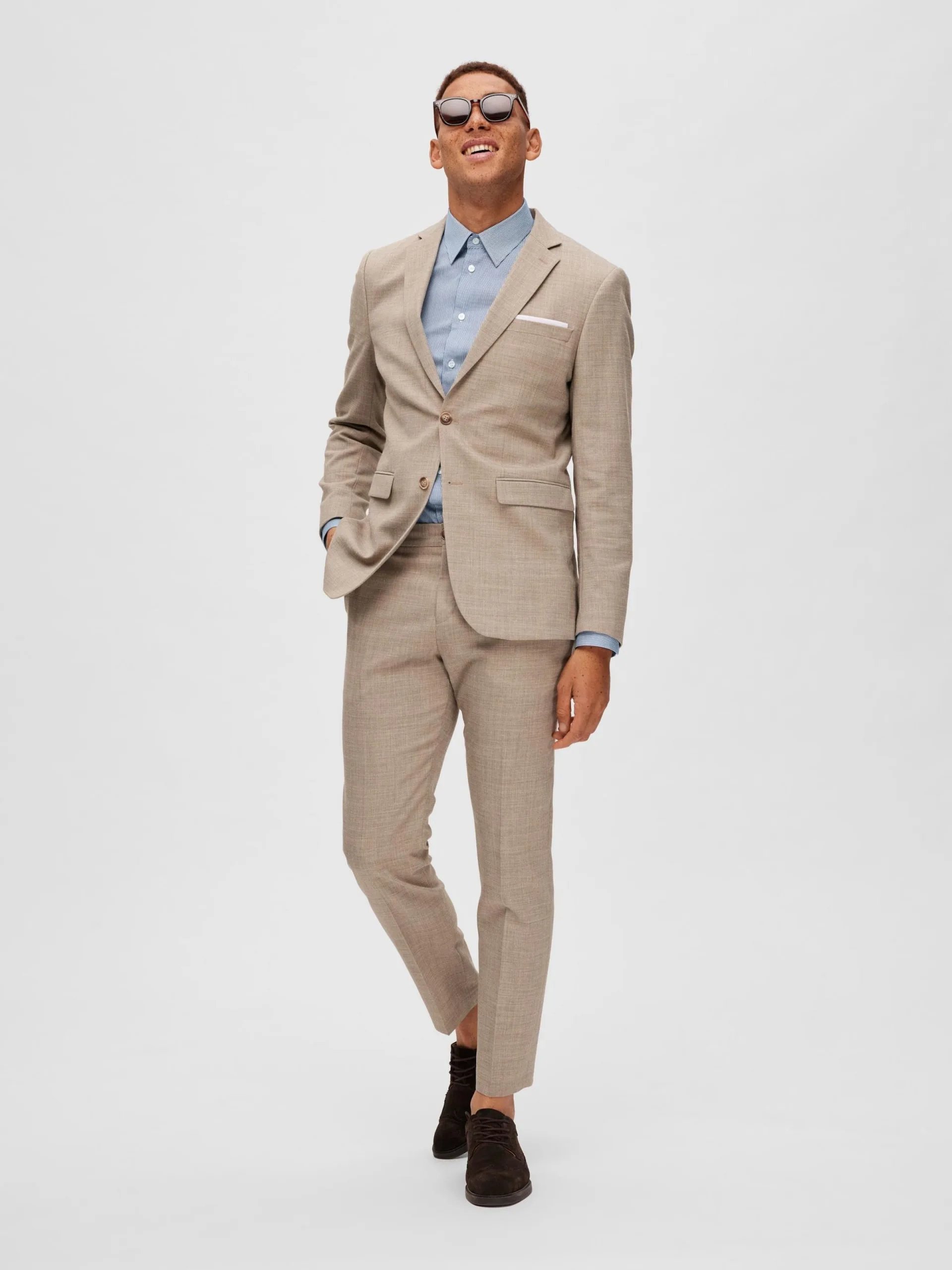 Selected Homme Pantalons Regular Pantalon Oasis Heren Sand 7 Selected Homme Pantalons Regular Pantalon Oasis Heren Sand - Afbeelding 5