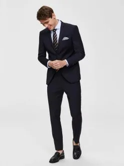 Selected Homme Blazers Slim Fit Colbert Heren Nachtblauw -Selected Homme Groot Warenhuis 196d820ab73644dde9e62948fea80115