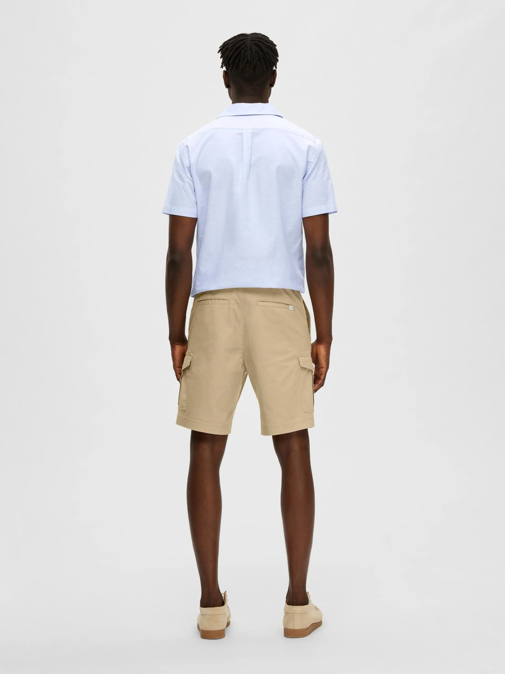 Selected Homme Cargo Shorts Regular Cargobroek Heren Sand 5 Selected Homme Cargo Shorts Regular Cargobroek Heren Sand - Afbeelding 3