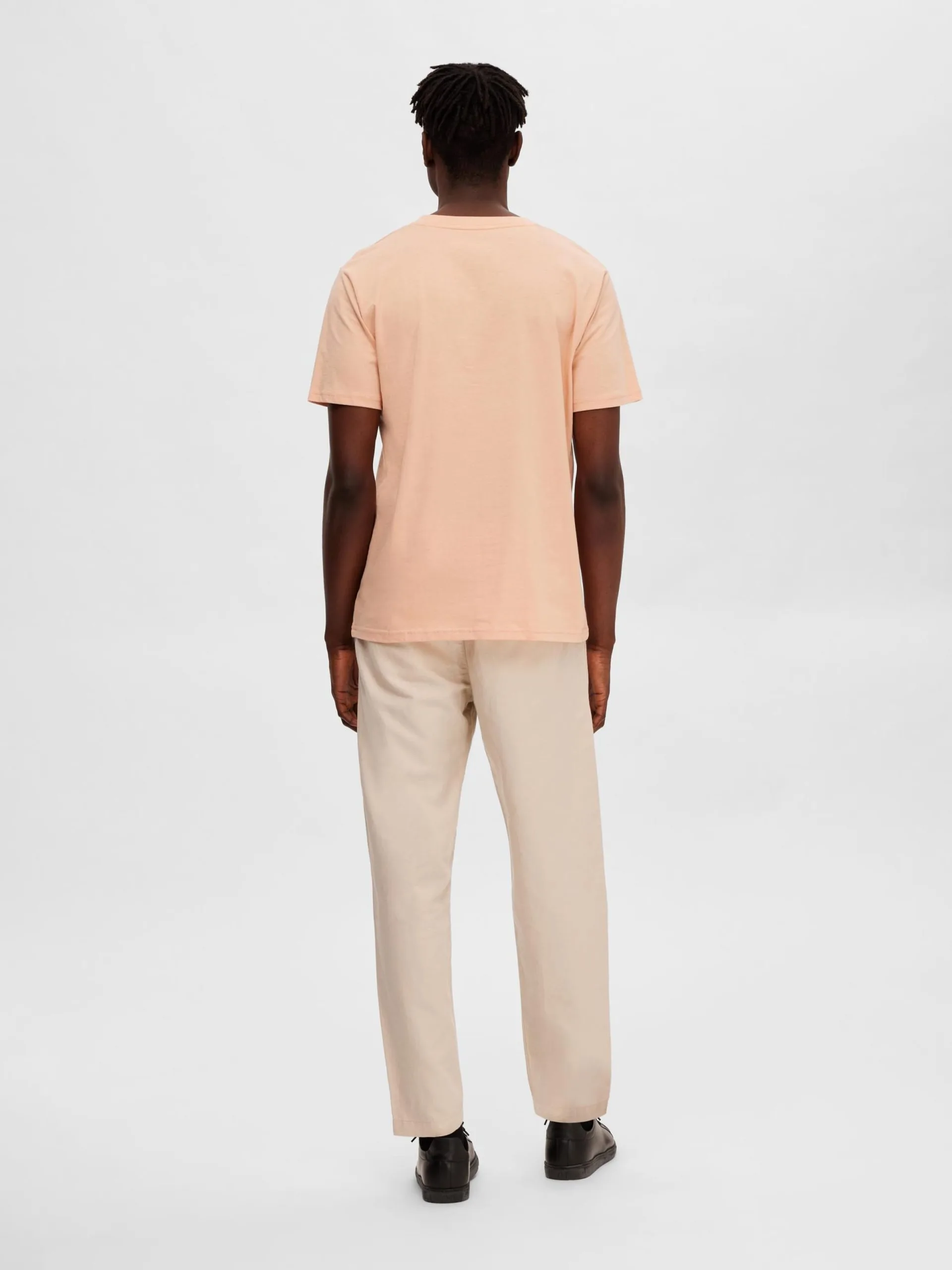 Selected Homme T-shirts Shirt Heren Rosa 6 Selected Homme T-shirts Shirt Heren Rosa - Afbeelding 4