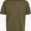 Selected Homme Polos Shirt Dante Heren Olijfgroen