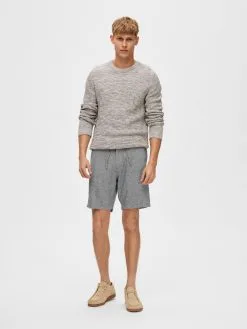 Selected Homme Shorts Regular Broek BRODY Heren Grijs -Selected Homme Groot Warenhuis 1ebb8ae8c7d4e297b7c4d81698d60d93