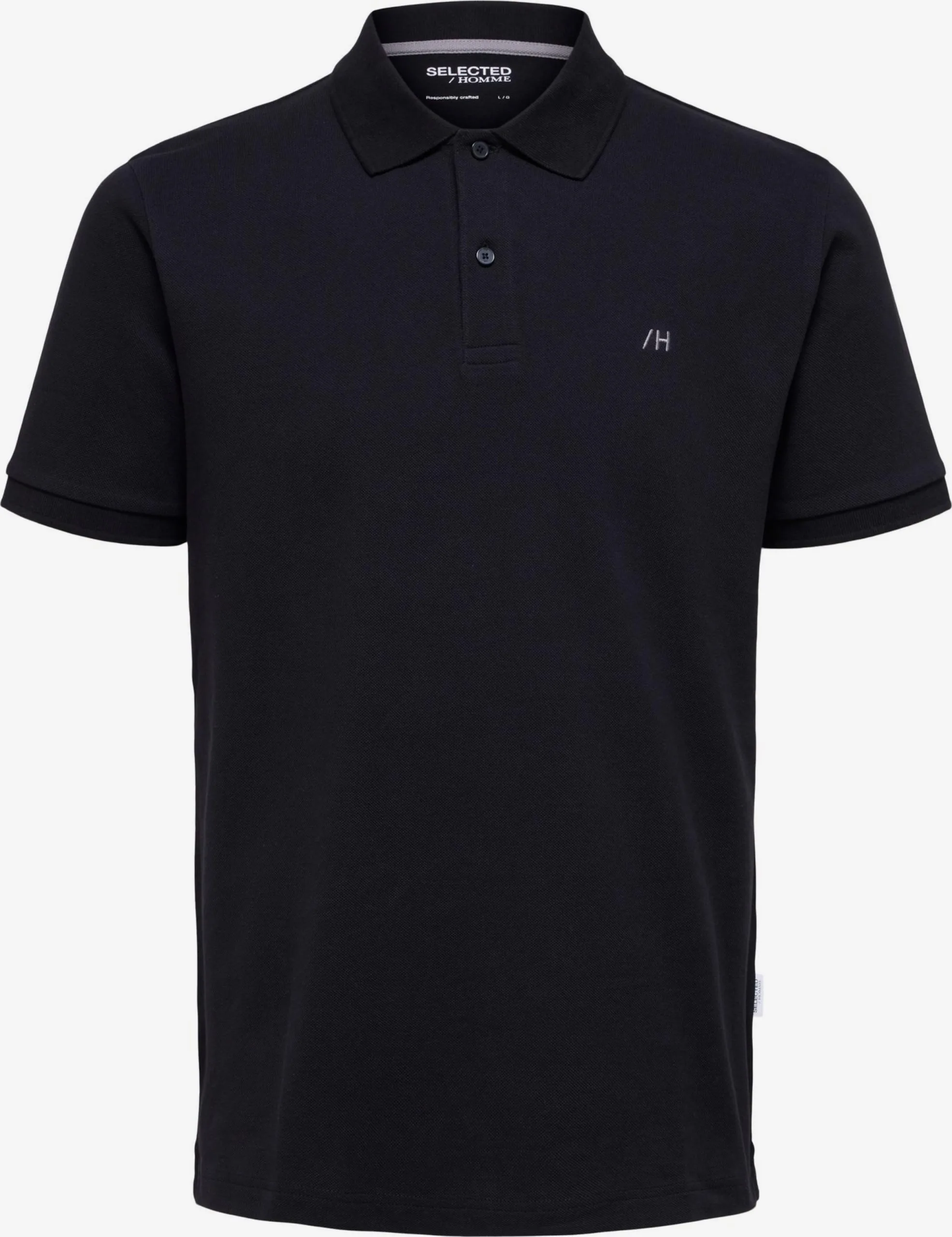 Selected Homme Polos Shirt Dante Heren Zwart 3 Selected Homme Polos Shirt Dante Heren Zwart