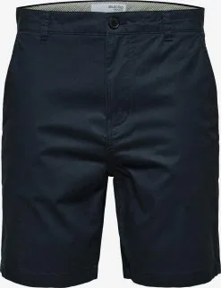 Selected Homme Chino Shorts Regular Chino Heren Nachtblauw