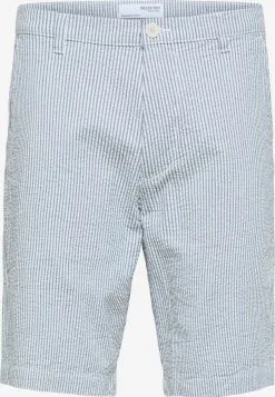 Selected Homme Shorts Regular Broek Pier Heren Offwhite