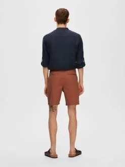 Selected Homme Chino Shorts Regular Chino Heren Oker -Selected Homme Groot Warenhuis 2513bbcbc4f90635989001cb501995a8