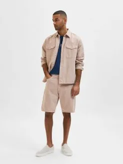 Selected Homme Denim Shorts Regular Jeans Troy Heren Lichtbeige -Selected Homme Groot Warenhuis 259e6626b99174576427f166691a28d8