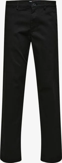 Selected Homme Chinos Regular Chino New Miles Heren Zwart