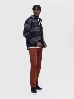 Selected Homme Chinos Slimfit Chino Miles Heren Kastanjebruin -Selected Homme Groot Warenhuis 278b813d6e6f8d56c6fc72217747a93b