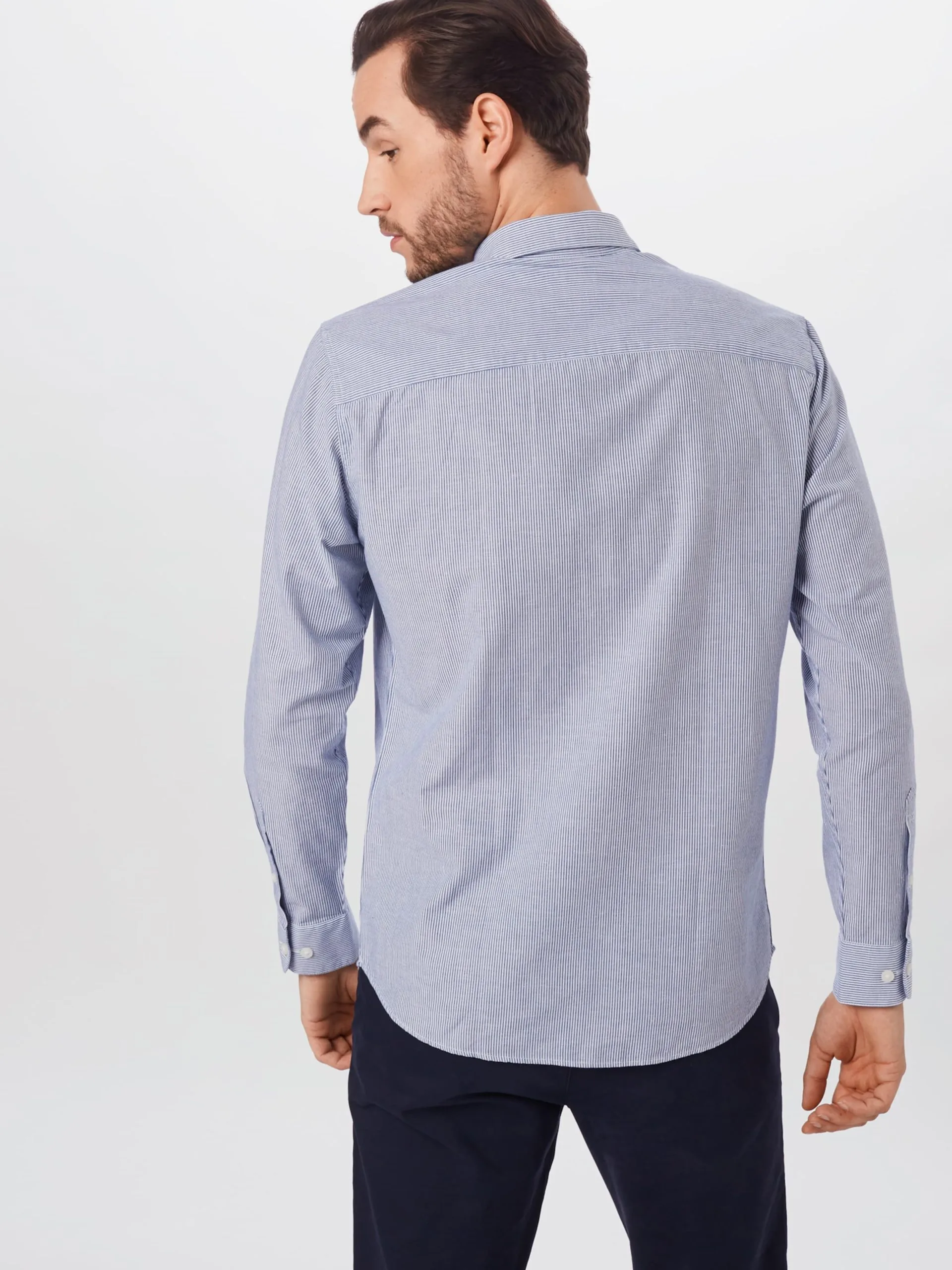 Selected Homme Zakelijke Overhemden Slim Fit Zakelijk Overhemd Heren Blauw 5 Selected Homme Zakelijke Overhemden Slim Fit Zakelijk Overhemd Heren Blauw - Afbeelding 3