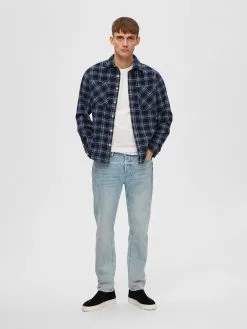 Selected Homme Geruite Overhemden Regular Fit Overhemd Finn Heren Blauw / Navy -Selected Homme Groot Warenhuis 2bdce8b72961ff4a244a0aa52ede6964