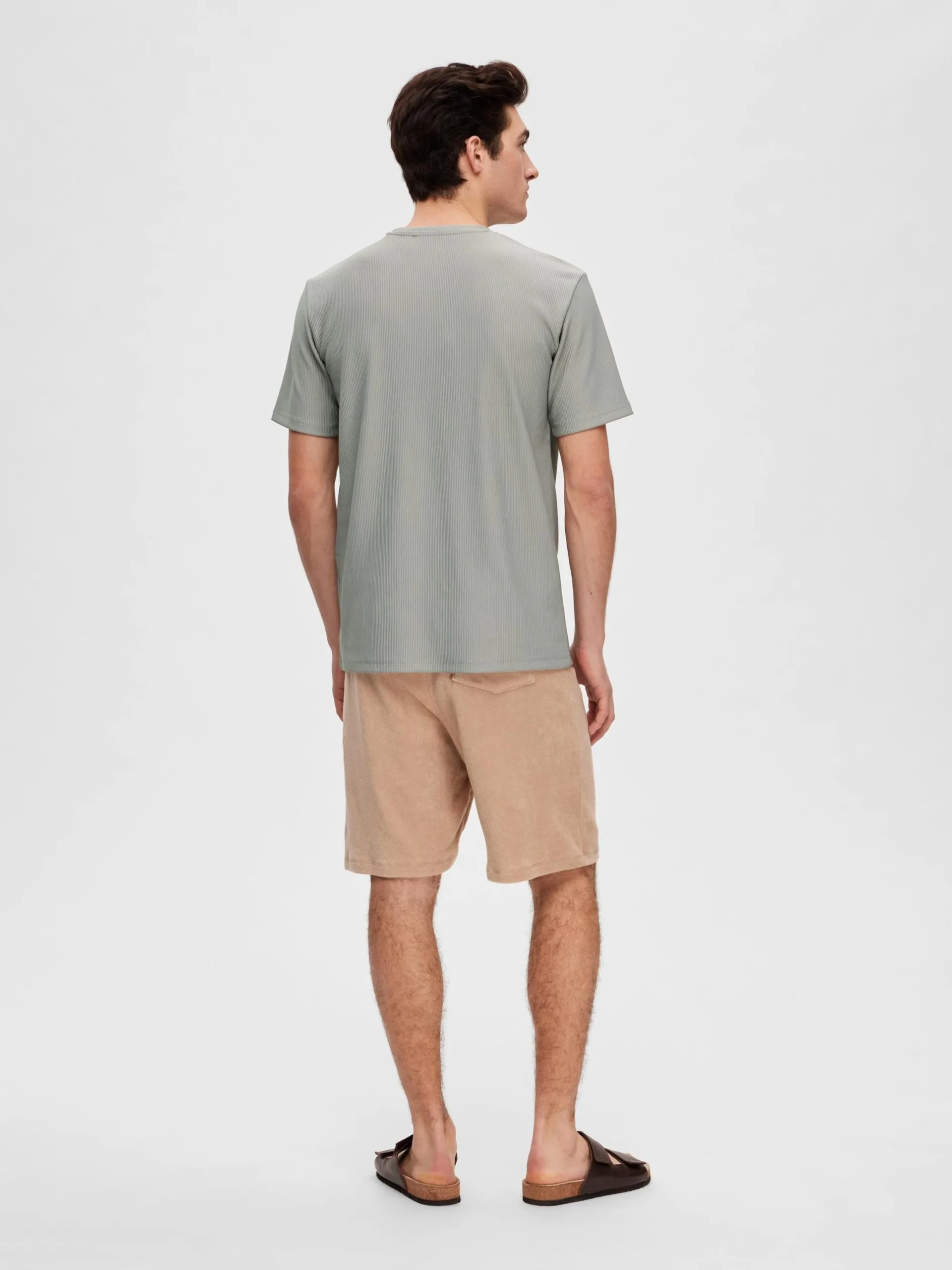 Selected Homme T-shirts Shirt Heren Rookgrijs 6 Selected Homme T-shirts Shirt Heren Rookgrijs - Afbeelding 4