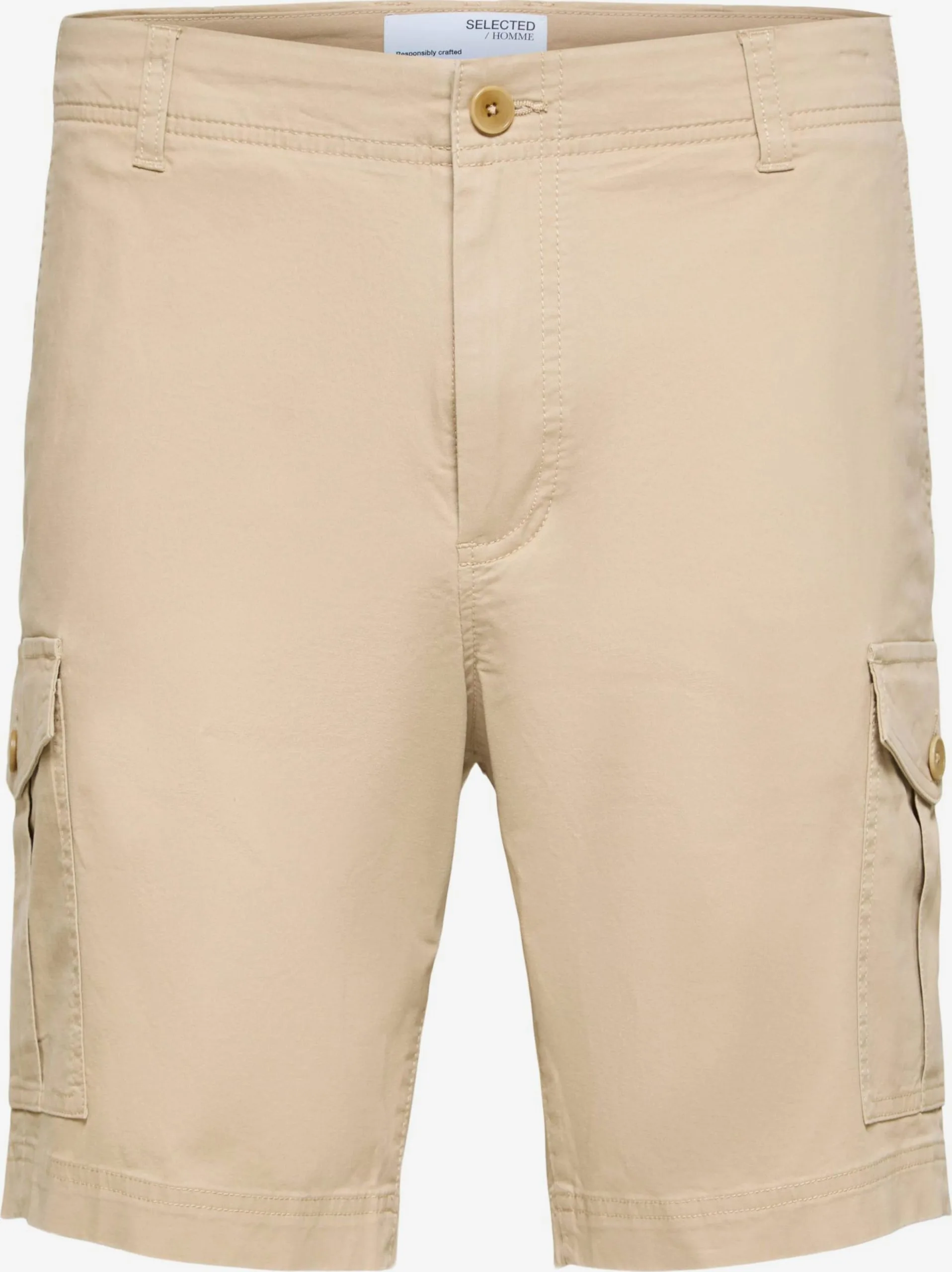 Selected Homme Cargo Shorts Regular Cargobroek Heren Sand 3 Selected Homme Cargo Shorts Regular Cargobroek Heren Sand