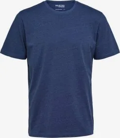 Selected Homme T-shirts Shirt Heren Indigo