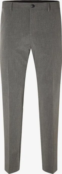 Selected Homme Pantalons Slimfit Pantalon LIAM Heren Grijs