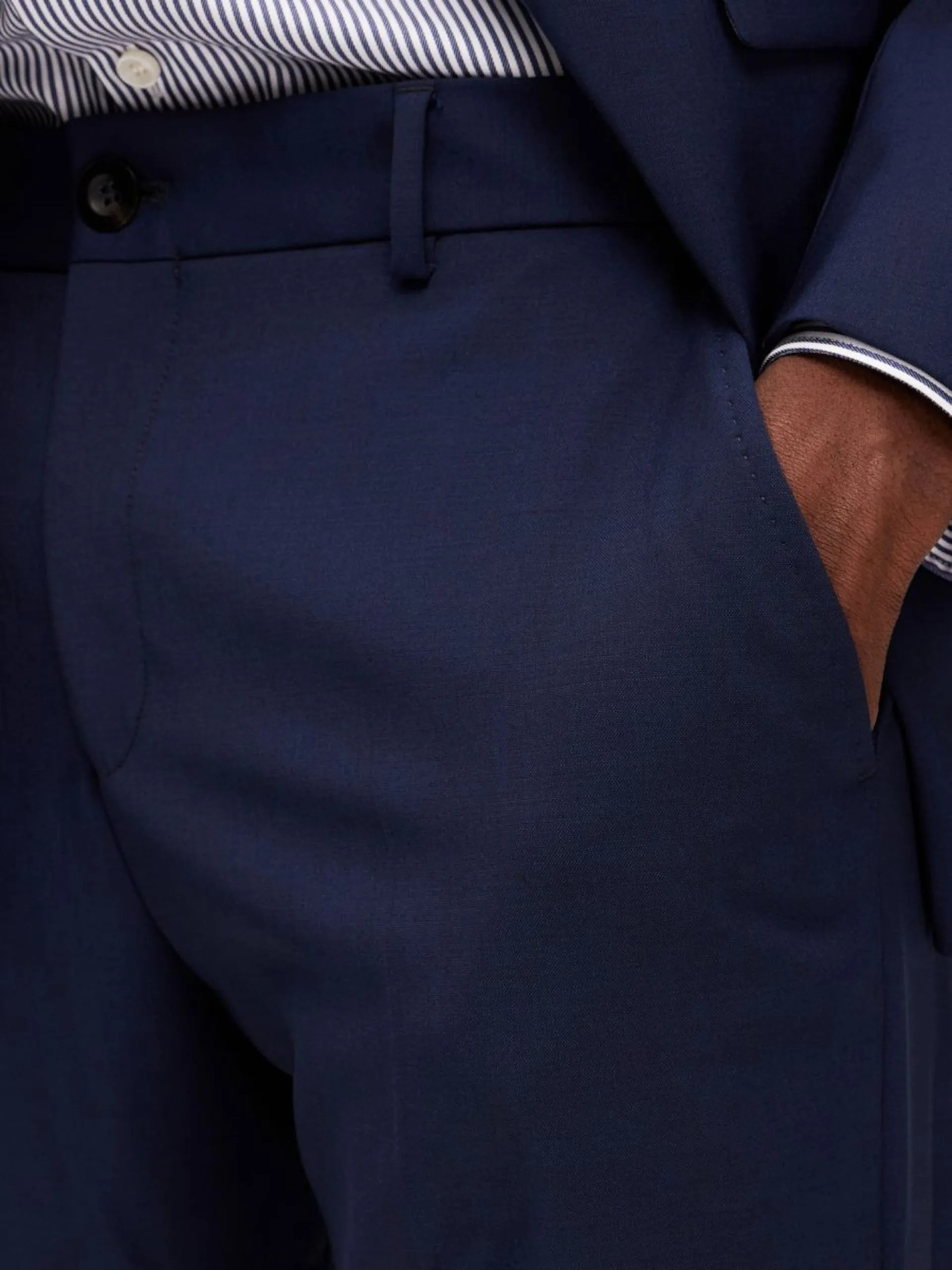 Selected Homme Pantalons Slimfit Pantalon Heren Navy 8 Selected Homme Pantalons Slimfit Pantalon Heren Navy - Afbeelding 6