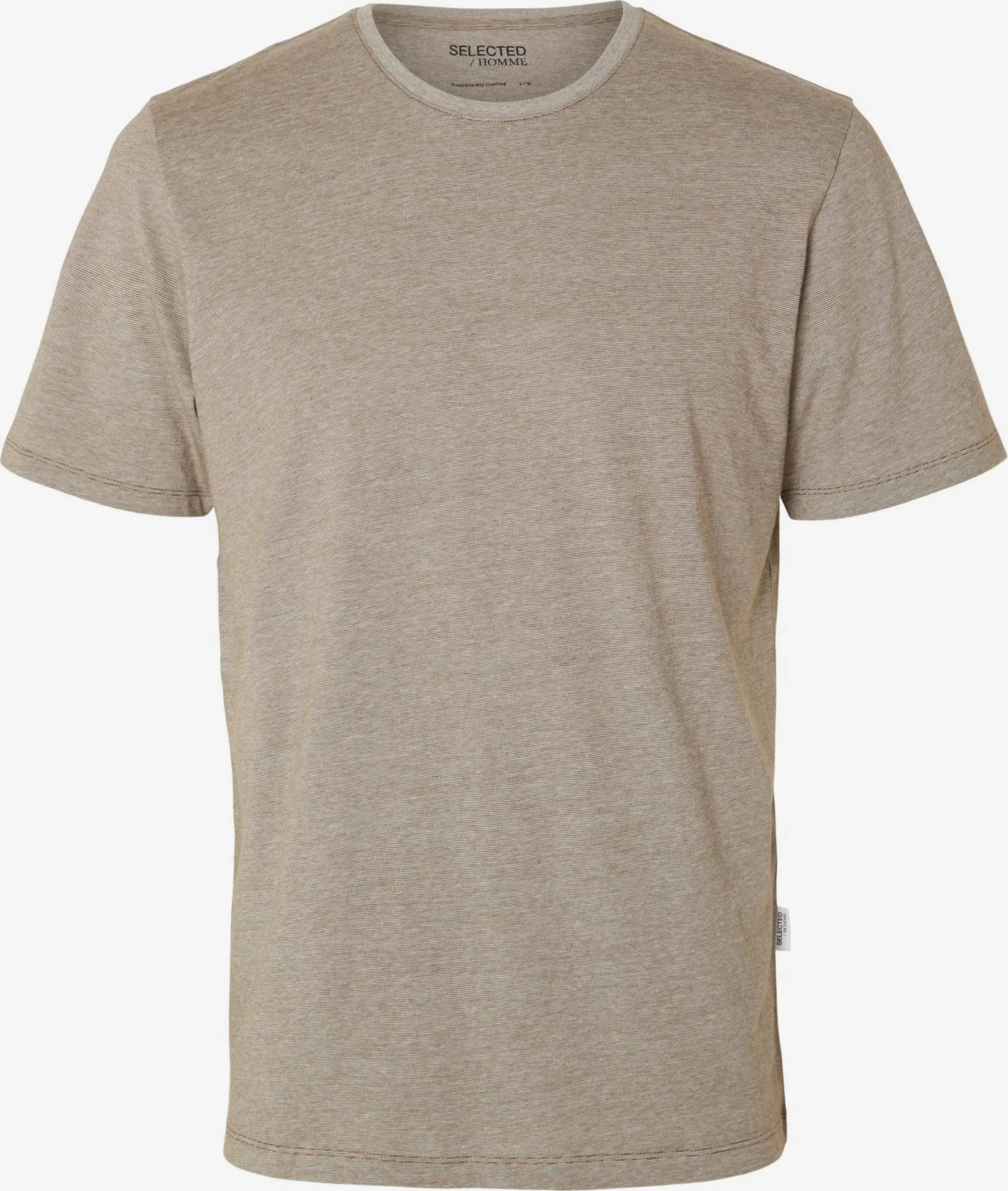 Selected Homme T-shirts Shirt Aspen Heren Chamois 3 Selected Homme T-shirts Shirt Aspen Heren Chamois