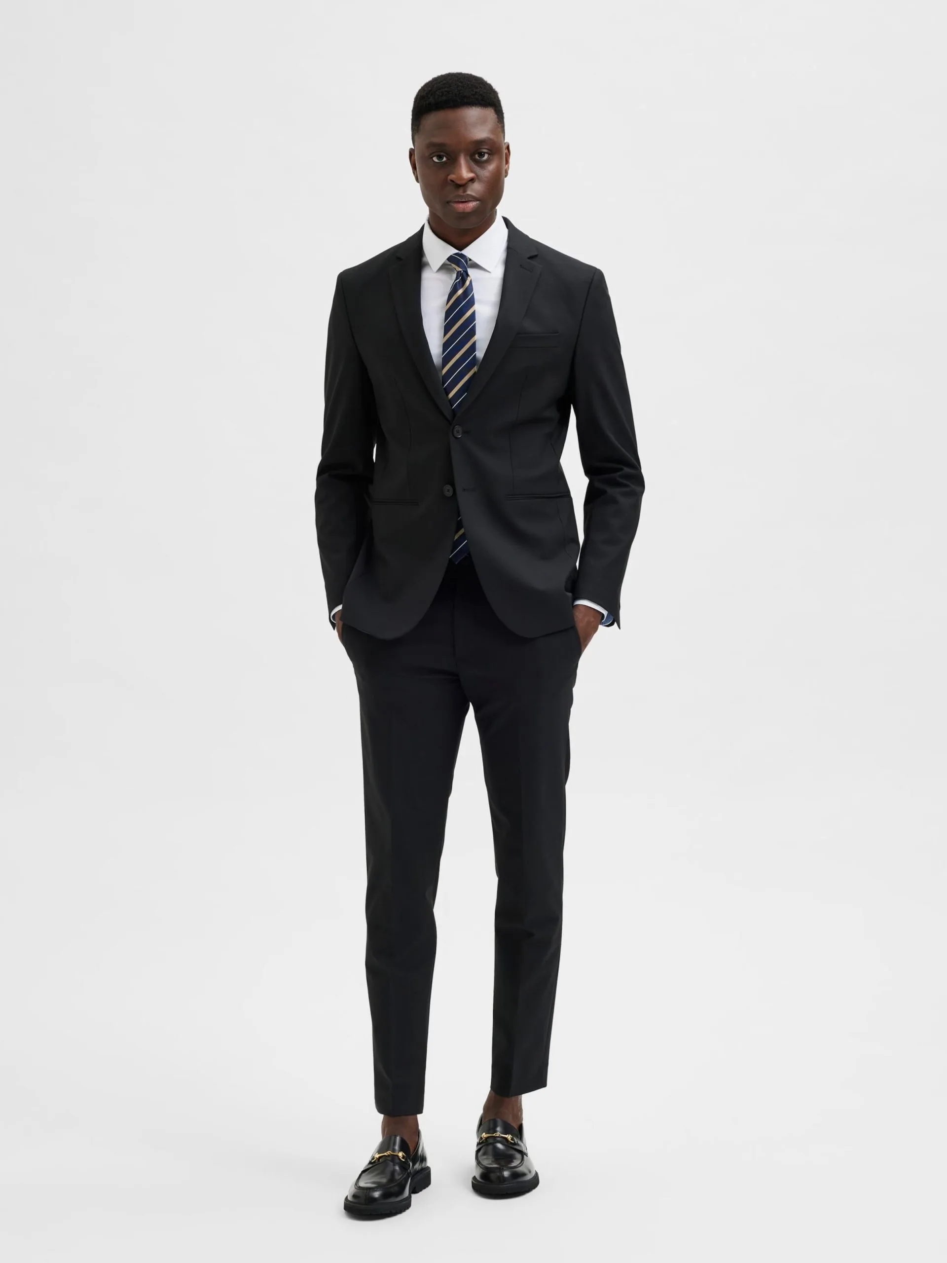 Selected Homme Colberts Slim Fit Business-colbert Josh Heren Zwart 6 Selected Homme Colberts Slim Fit Business-colbert Josh Heren Zwart - Afbeelding 4