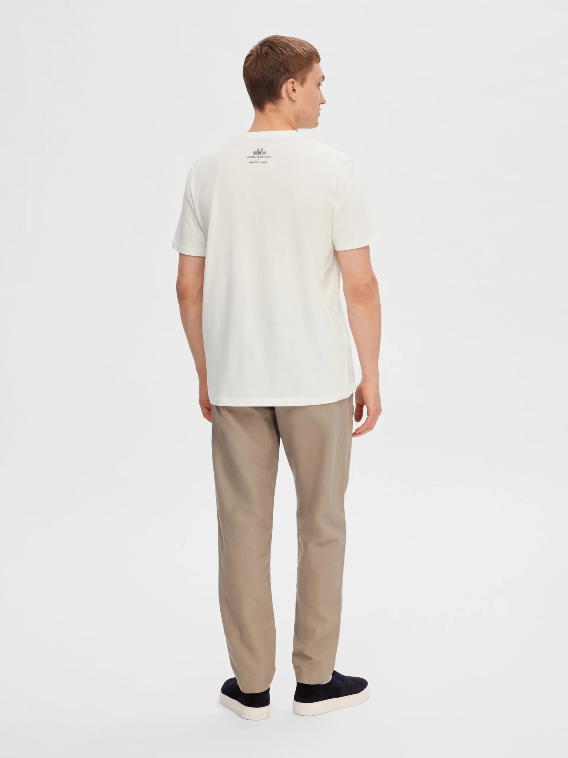 Selected Homme T-shirts Shirt SONNY Heren Beige / Crème 5 Selected Homme T-shirts Shirt SONNY Heren Beige / Crème - Afbeelding 3
