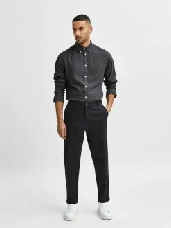 Selected Homme Chinos Slimfit Chino REPTON Heren Zwart -Selected Homme Groot Warenhuis 32ea7c8a3c9de99d25a0d1c10f593fe2