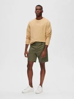 Selected Homme Chino Shorts Regular Chino CARLTON Heren Olijfgroen -Selected Homme Groot Warenhuis 3390d19d658ef388be512435cc57708a