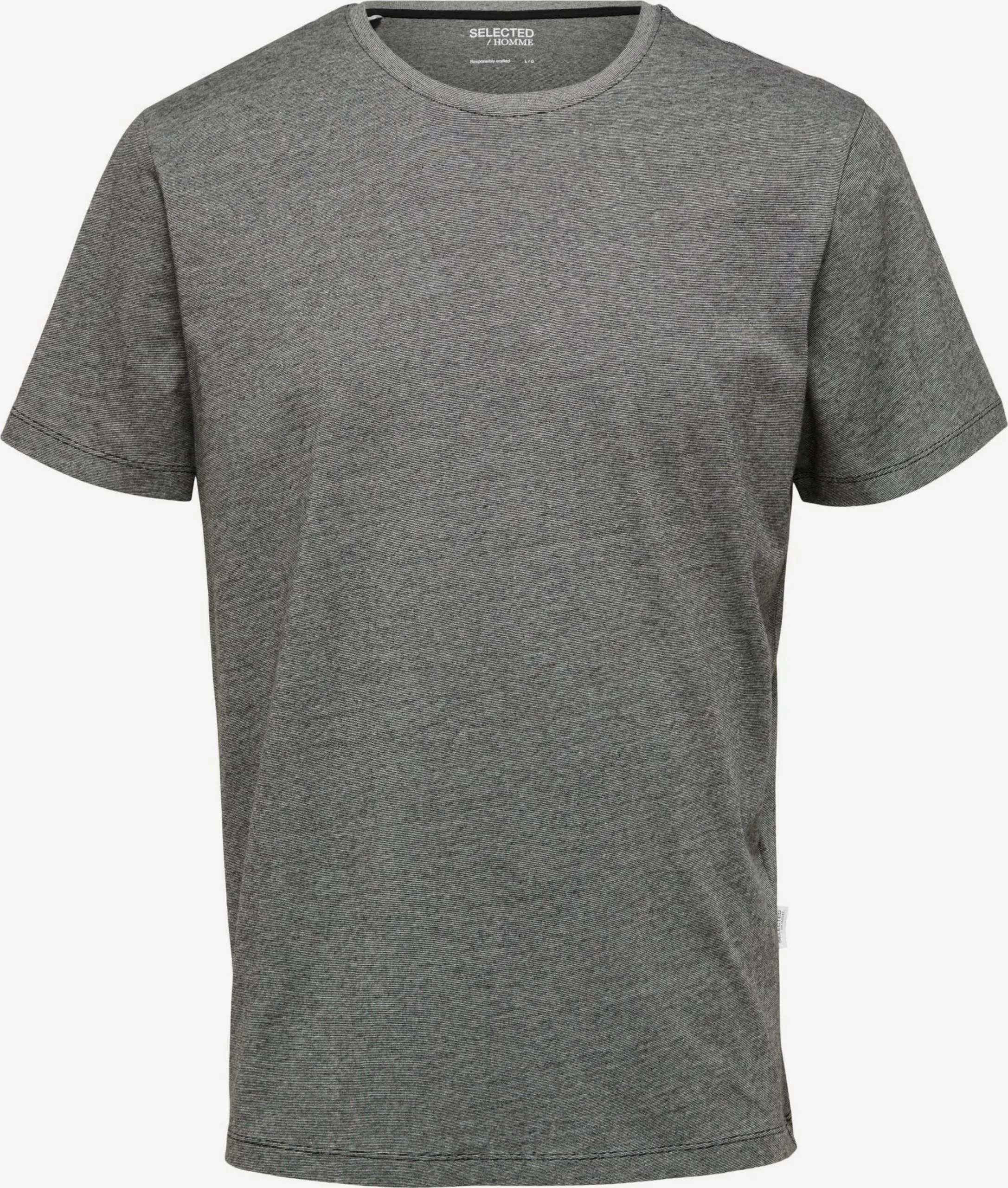 Selected Homme T-shirts Shirt Aspen Heren Donkergrijs 3 Selected Homme T-shirts Shirt Aspen Heren Donkergrijs