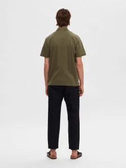 Selected Homme T-shirts Shirt CLAES Heren Olijfgroen -Selected Homme Groot Warenhuis 364da5f0e9610308c4b7bedca3760cec