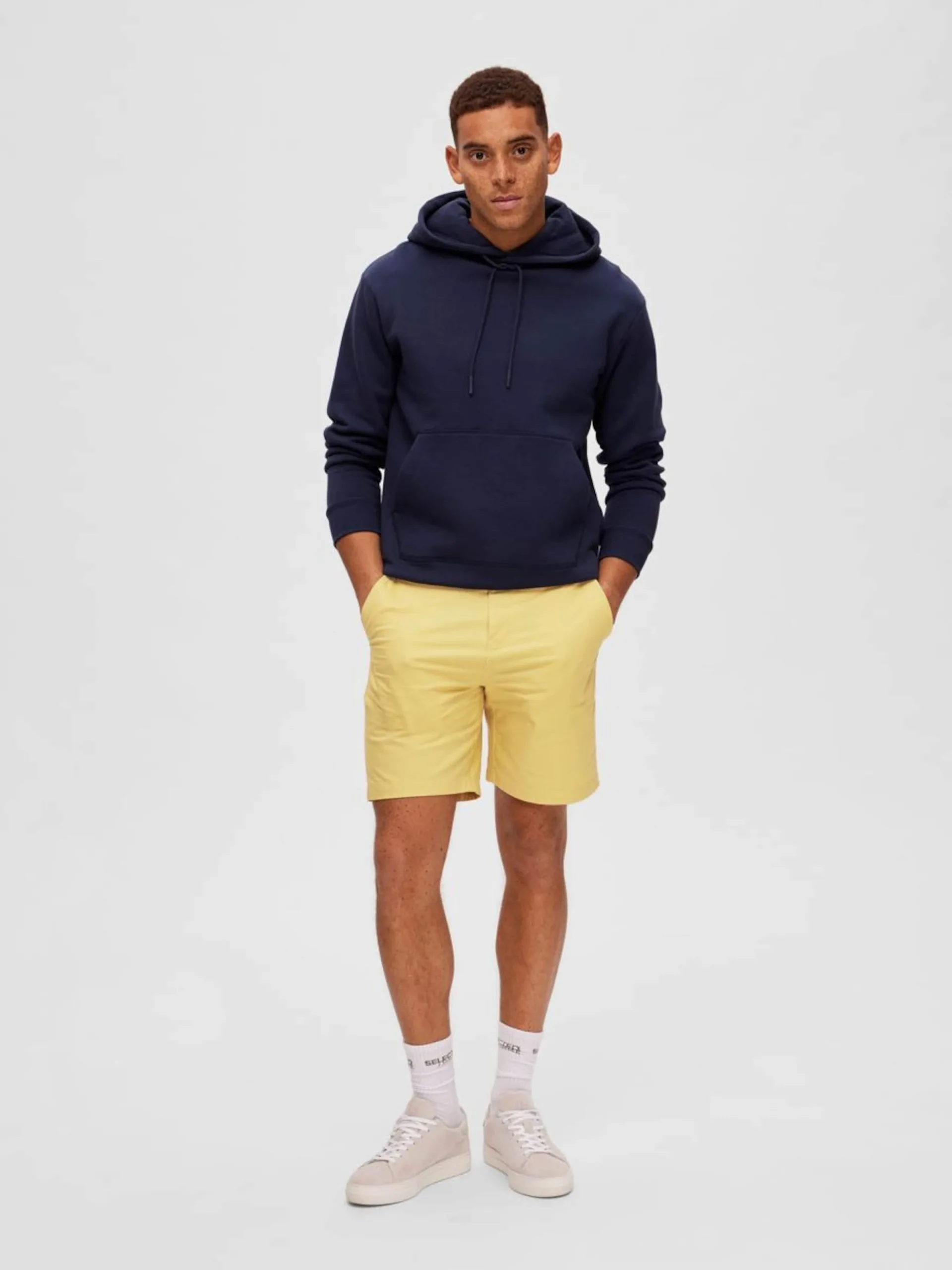 Selected Homme Chino Shorts Regular Chino Heren Geel 5 Selected Homme Chino Shorts Regular Chino Heren Geel - Afbeelding 3