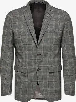 Selected Homme Blazers Regular Fit Colbert Logan Heren Donkerbruin