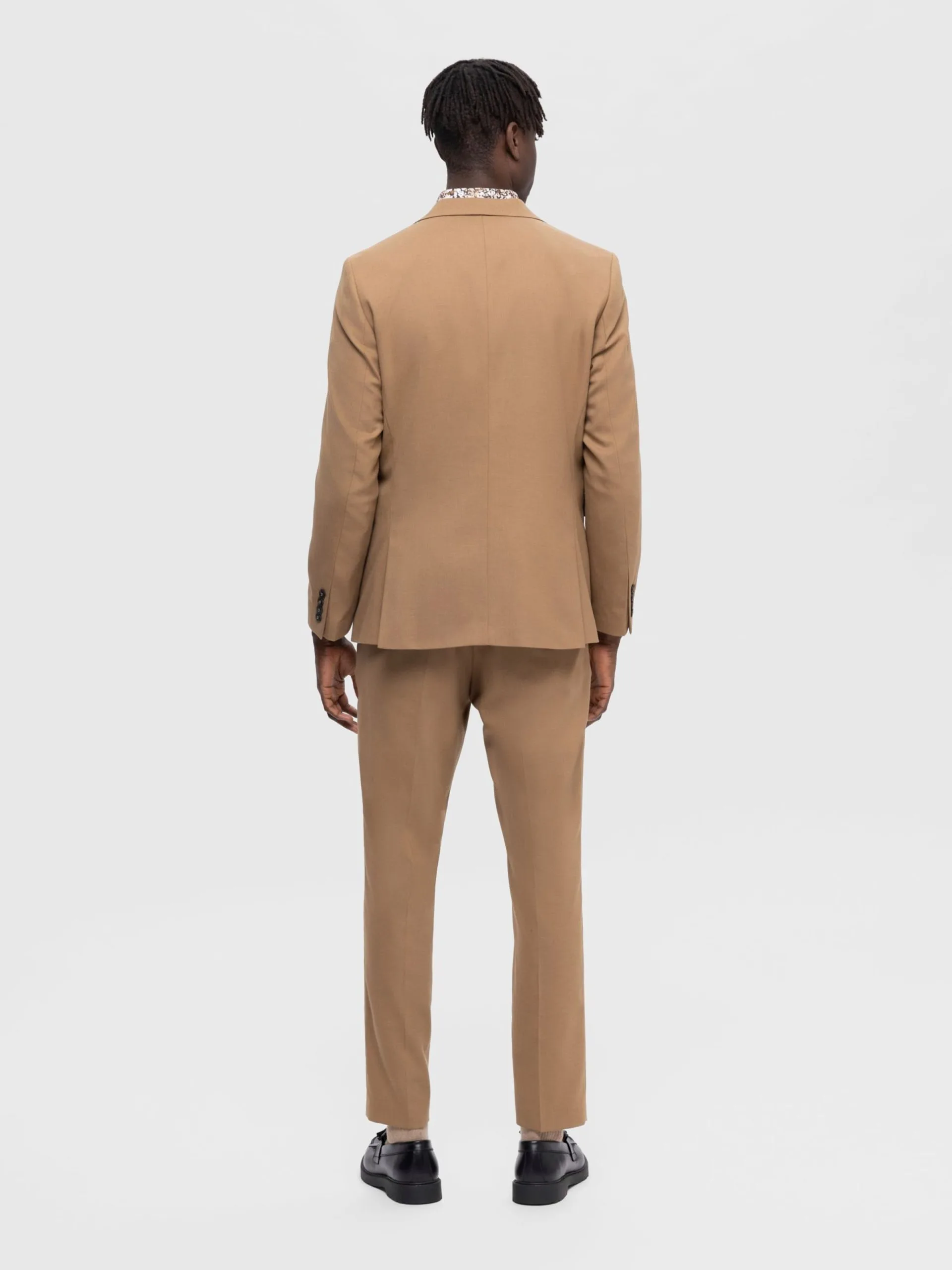 Selected Homme Blazers Slim Fit Colbert Heren Bruin 5 Selected Homme Blazers Slim Fit Colbert Heren Bruin - Afbeelding 3