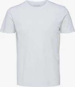Selected Homme T-shirts Shirt Ael Heren Wit