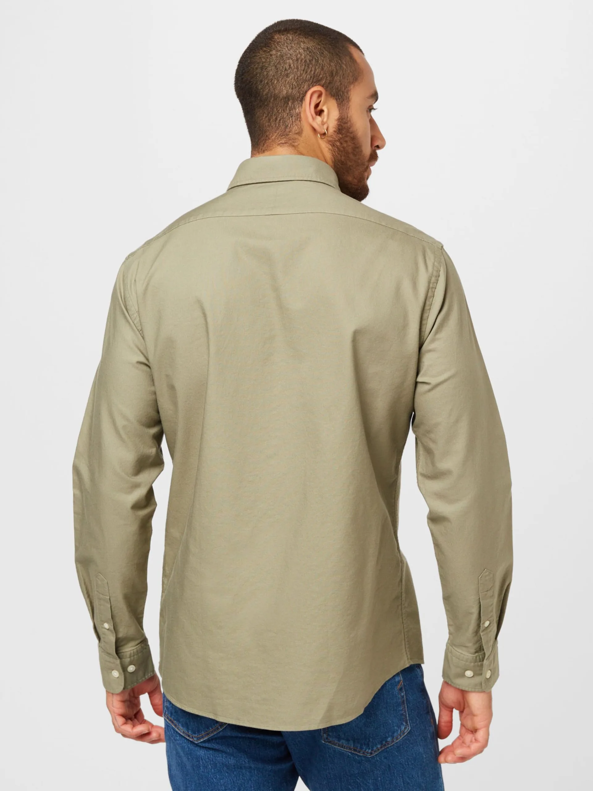 Selected Homme Casual Overhemden Regular Fit Overhemd RICK Heren Greige 6 Selected Homme Casual Overhemden Regular Fit Overhemd RICK Heren Greige - Afbeelding 4