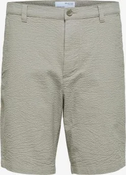 Selected Homme Shorts Regular Broek Pier Heren Lichtgrijs