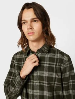 Selected Homme Geruite Overhemden Slim Fit Overhemd Heren Groen / Donkergroen -Selected Homme Groot Warenhuis 3f15400f0aaadcb01247650929280b2d