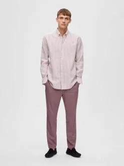 Selected Homme Casual Overhemden Regular Fit Overhemd Heren Lila / Wit -Selected Homme Groot Warenhuis 3f25b498fbeee3ce0ecbfffc81f4d80d